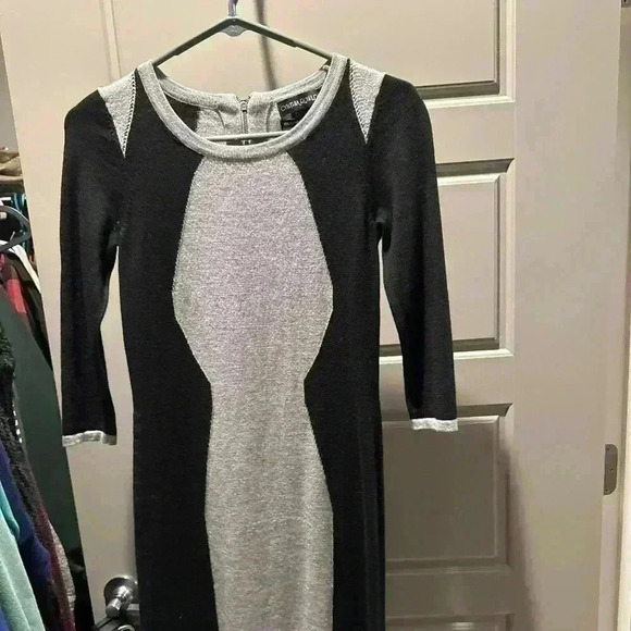3/35 promo! Vintage Cynthia Rowley wool sweater dress XS - Picture 2 of 4
